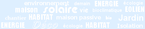 nuage mots maison écologique